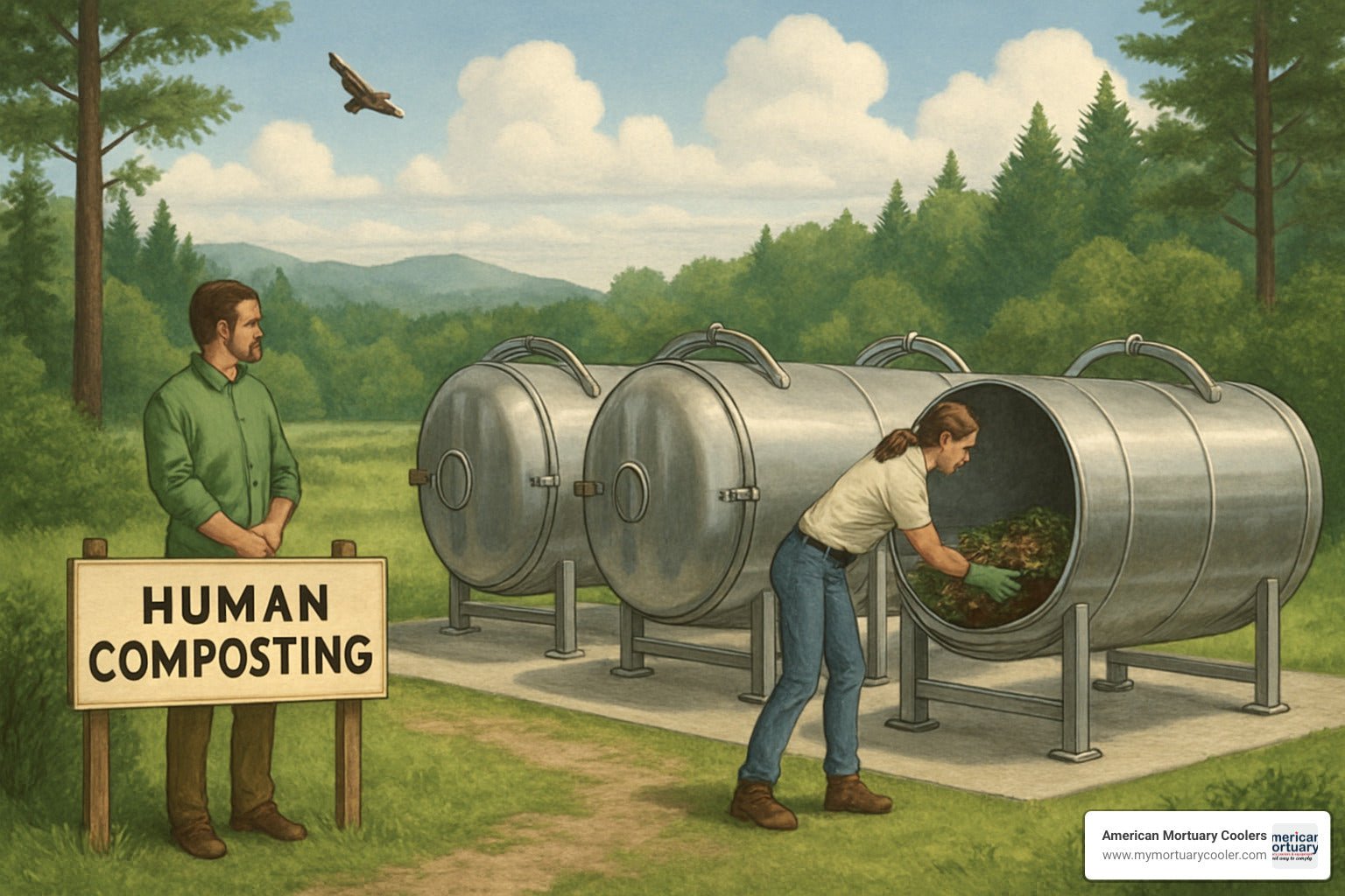 How to Compost a Body the Right Way: Duration and Key Steps - American Mortuary Coolers & Equipments How to Compost a Body the Right Way: Duration and Key Steps - American Mortuary Coolers & Equipments
